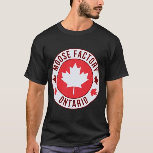 Moose Factory, Canada T-shirt voor de stad | Reize (Voorkant)