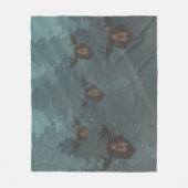 Moose Fleece Blanket Deken (Voorkant)