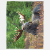 Moose Fleece Deken (Voorkant)
