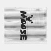 Moose Fleece Deken (Voorkant (Horizontaal))