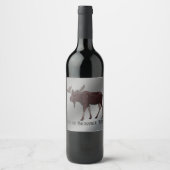 Moose Flessenetiketten Douane Moose etiketten (Voorkant)