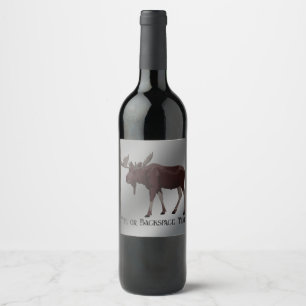 Moose Flessenetiketten Douane Moose etiketten