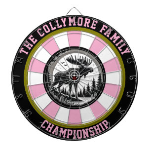 Moose Forest Precision Target Art Dartbord