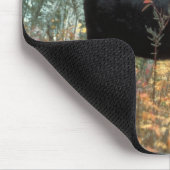 Moose Forest Trees Park Animal Wildlife Art Muismat (Hoek)