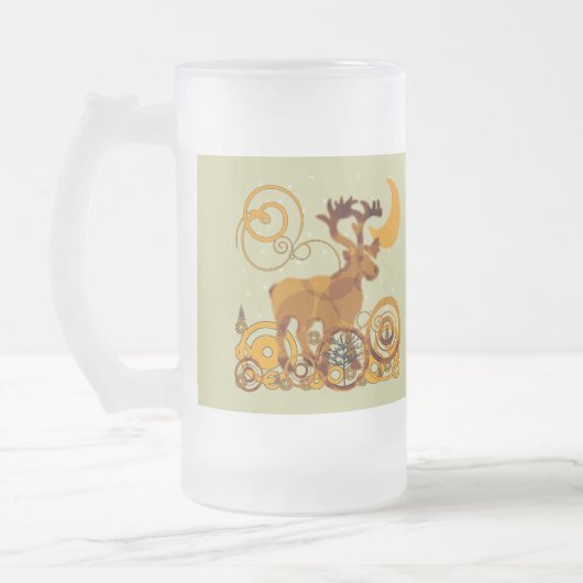 Moose Frosted Mok (Links)