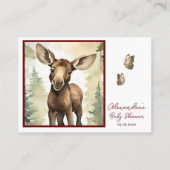 Moose Gender Neutrale Boeken voor Baby Informatiekaartje (Achterkant)