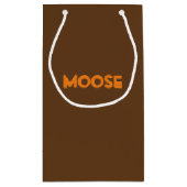 Moose Gift Bag Klein Cadeauzakje (Achterkant)