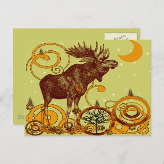  Moose Gifts Briefkaart (Voorkant / Achterkant)