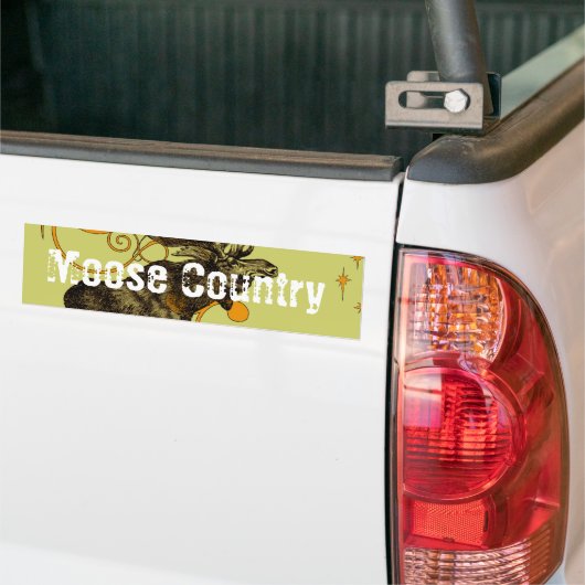  Moose Gifts Bumpersticker (Op Truck)