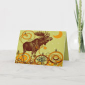  Moose Gifts Feestdagen Kaart (Voorkant)