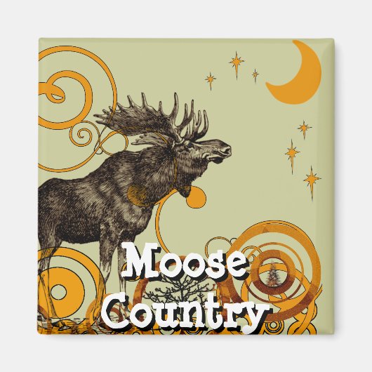 Moose Gifts Magneet (Voorkant)