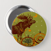  Moose Gifts Ronde Button 4,0 Cm (Voorkant /achterkant)