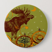  Moose Gifts Ronde Button 4,0 Cm (Voorkant)