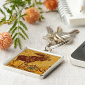  Moose Gifts Sleutelhanger (Zijkant)