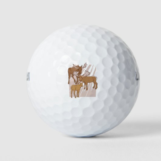 Moose Golfballen (Voorkant)