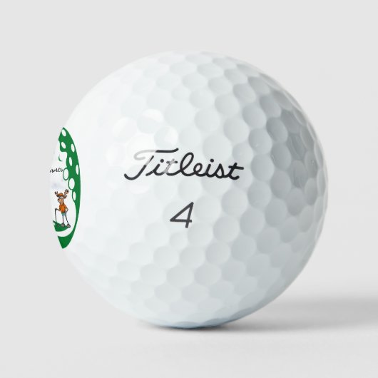  Moose Golfer en Gopher Golfballen (Logo)