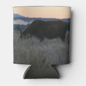 Moose Grazing at Sunrise at Grand Teton Blikjeskoeler (Voorkant)