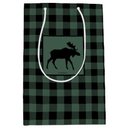 Moose Green Black Play Medium Cadeauzakje