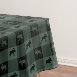 Moose Green Black Play Tafelkleed
