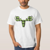 Moose Head Green en Black Play T-shirt (Voorkant)