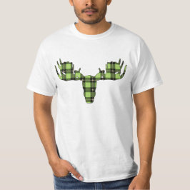 Moose Head Green en Black Play T-shirt