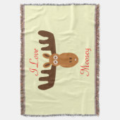 Moose Head_I Love Moosey Deken (Voorkant Verticaal)