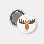 Moose Head_I Love Moosey Magneet (Voorkant / Achterkant)