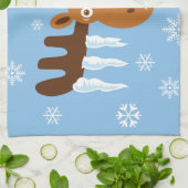 Moose Head_Icicle Antlers Theedoek (Gevouwen)