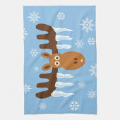 Moose Head_Icicle Antlers Theedoek (Verticaal)