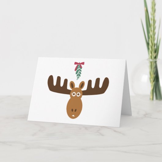 Moose Head_Meet Me onder de Moezel! Feestdagen Kaart (Voorkant)