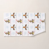 Moose Head_Merry Kiss_Happy Gnu Year! Bad Handdoek (Handdoek)