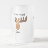 Moose Head_Moose Head Deer Matglas Bierpul (Voorkant links)