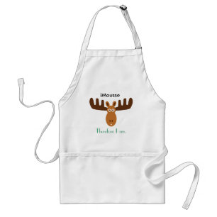 Moose Head_Mousse Daarom ben ik Standaard Schort