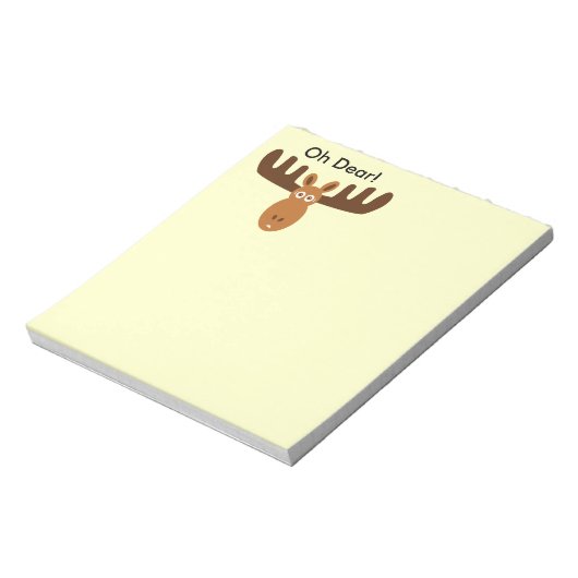 Moose Head_Oh Beste, aangepaste dingen om lijst te Notitieblok (Linkerzijde)