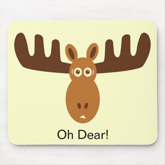 Moose Head_Oh Beste! Muismat (Voorkant)