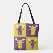 Moose Head Pop Art bags Tote Bag (Achterkant)