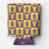 Moose Head Pop Art-blikjes en flessenkoelers Blikjeskoeler (Voorkant)