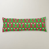 Moose Head Pop Art body pillow Lichaamskussen (Achterkant)