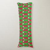 Moose Head Pop Art body pillow Lichaamskussen (Voorkant Verticaal)