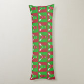 Moose Head Pop Art body pillow Lichaamskussen (Achterkant (Verticaal))