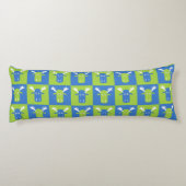 Moose Head Pop Art body pillow Lichaamskussen (Achterkant)
