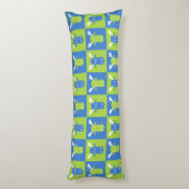 Moose Head Pop Art body pillow Lichaamskussen (Achterkant (Verticaal))