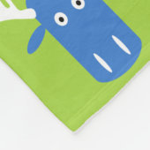 Moose Head Pop Art fleece dekens (Hoek)