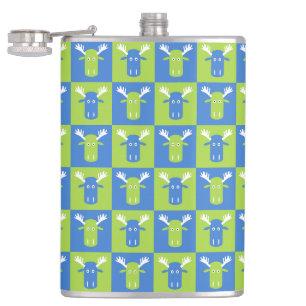 Moose Head Pop Art-kolven Heupfles