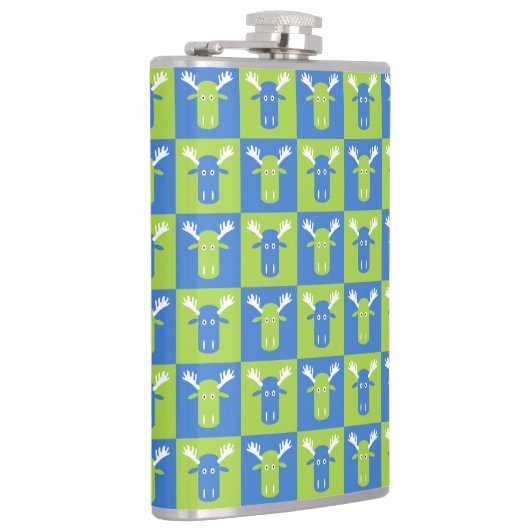 Moose Head Pop Art-kolven Heupfles (Rechts)