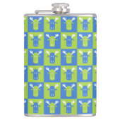 Moose Head Pop Art-kolven Heupfles (Voorkant)