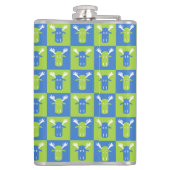 Moose Head Pop Art-kolven Heupfles (Achterkant)