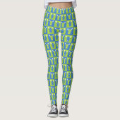 Moose Head Pop Art leggings (Voorkant)