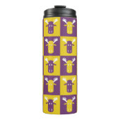 Moose Head Pop Art tumbler Thermosbeker (Voorkant)