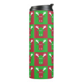 Moose Head Pop Art tumbler Thermosbeker (Gedraaid links)